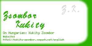 zsombor kukity business card